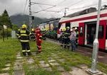 Na stanici Kreplany doslo ku zrazke dvoch vlakov hasicis zasahuju na mieste a hlasia prve zranene