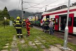 Na stanici Kreplany doslo ku zrazke dvoch vlakov hasicis zasahuju na mieste a hlasia prve zranene