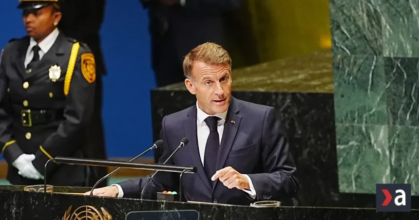 Macron v OSN vyzval na mier, pomoc Gaze a pravidlá pre umelú inteligenciu