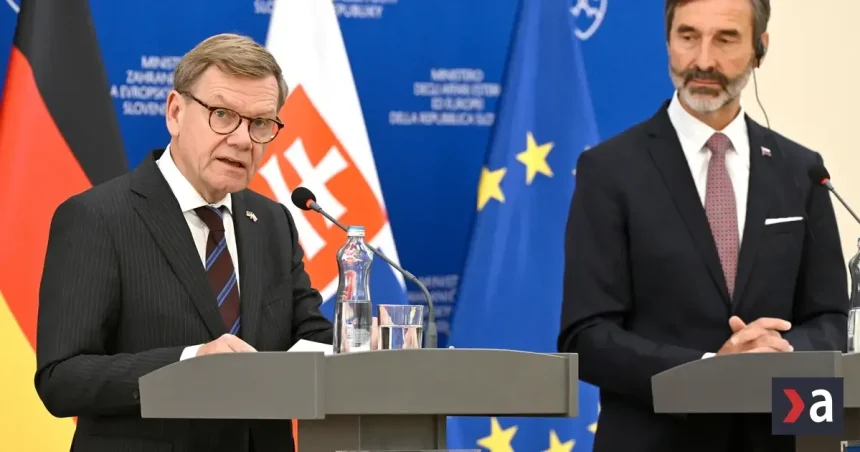 Nemecký minister zahraničia Blanárovi: Hlavná hrozba je z Ruska