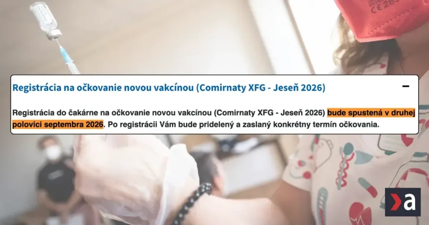 Sezóna prichádza: Česi sa už vo veľkom očkujú, na Slovensku nie je spustená registrácia